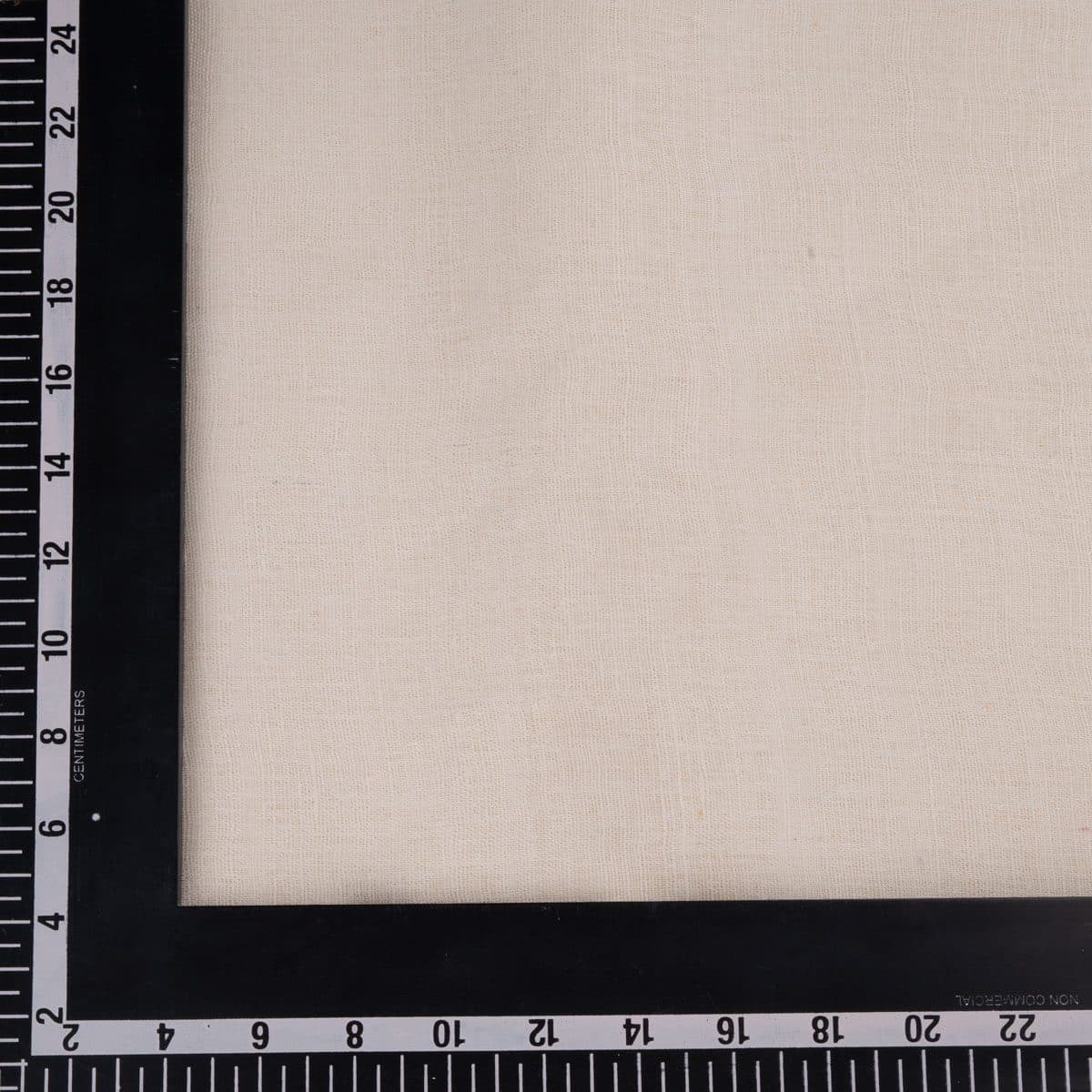 PLAIN NATURAL MATKA SILK & MERCERISED COTTON BLEND 85 GSM HANDWOVEN FABRIC