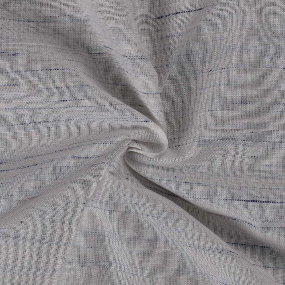 Futki Navy Blue Khadi Cotton 92 GSM Handwoven Fabric