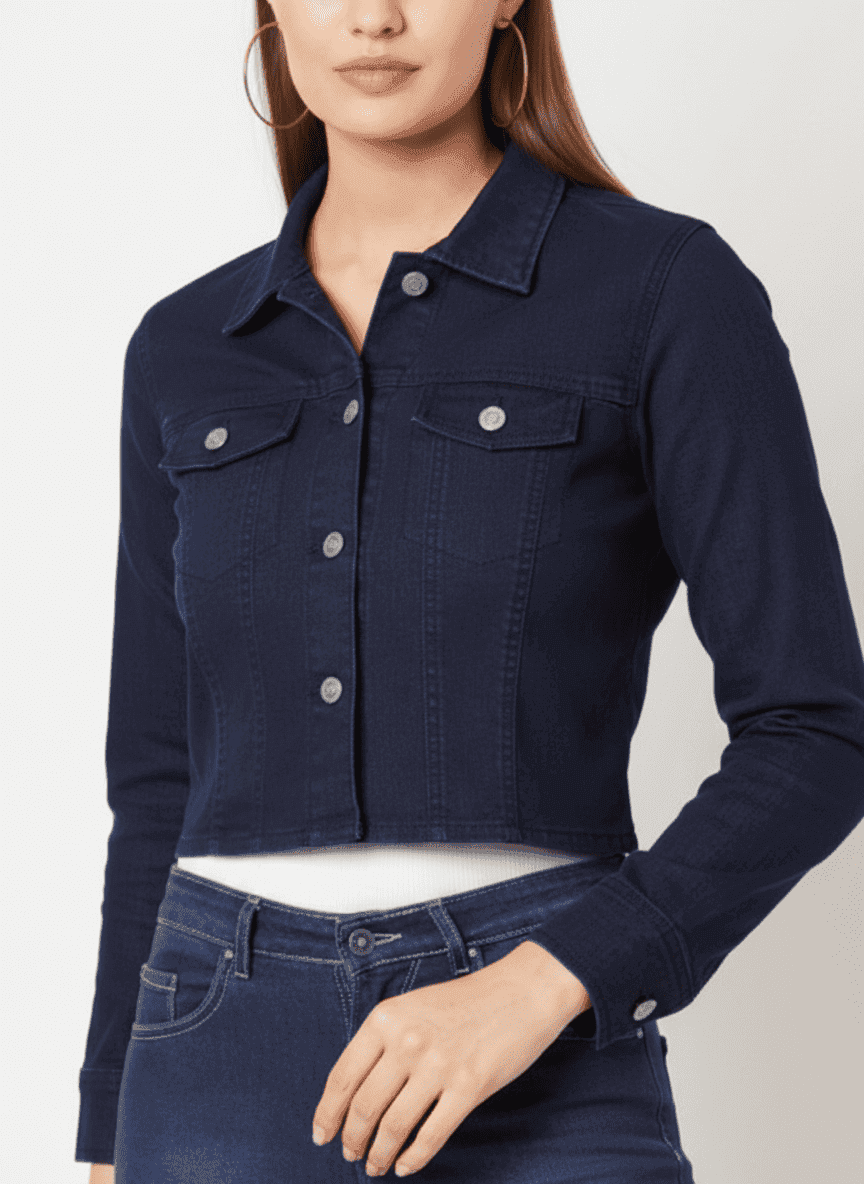 Cropped Basic Jacket