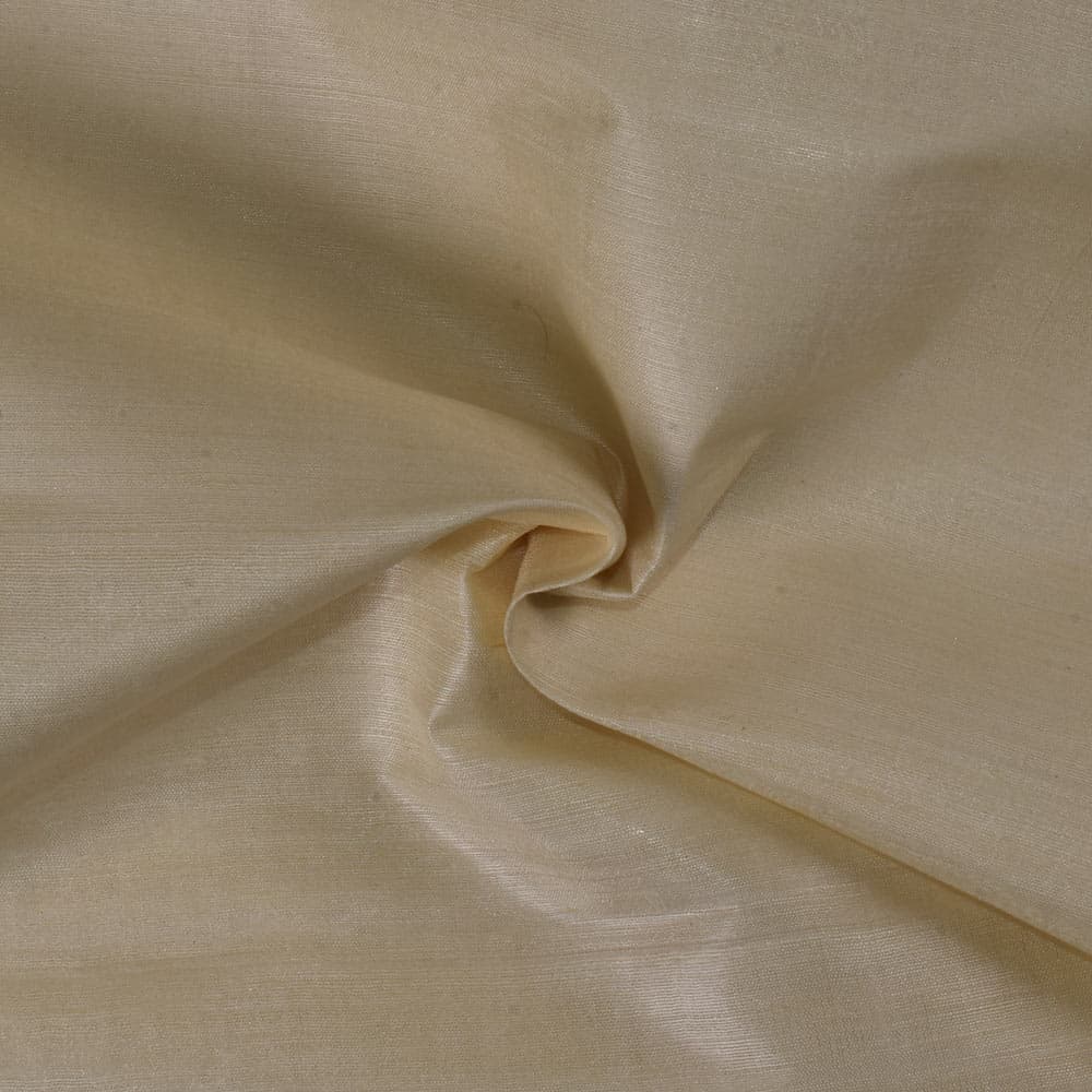 Plain Natural Mulberry & Matka Silk Blend 80 GSM Handwoven Fabric