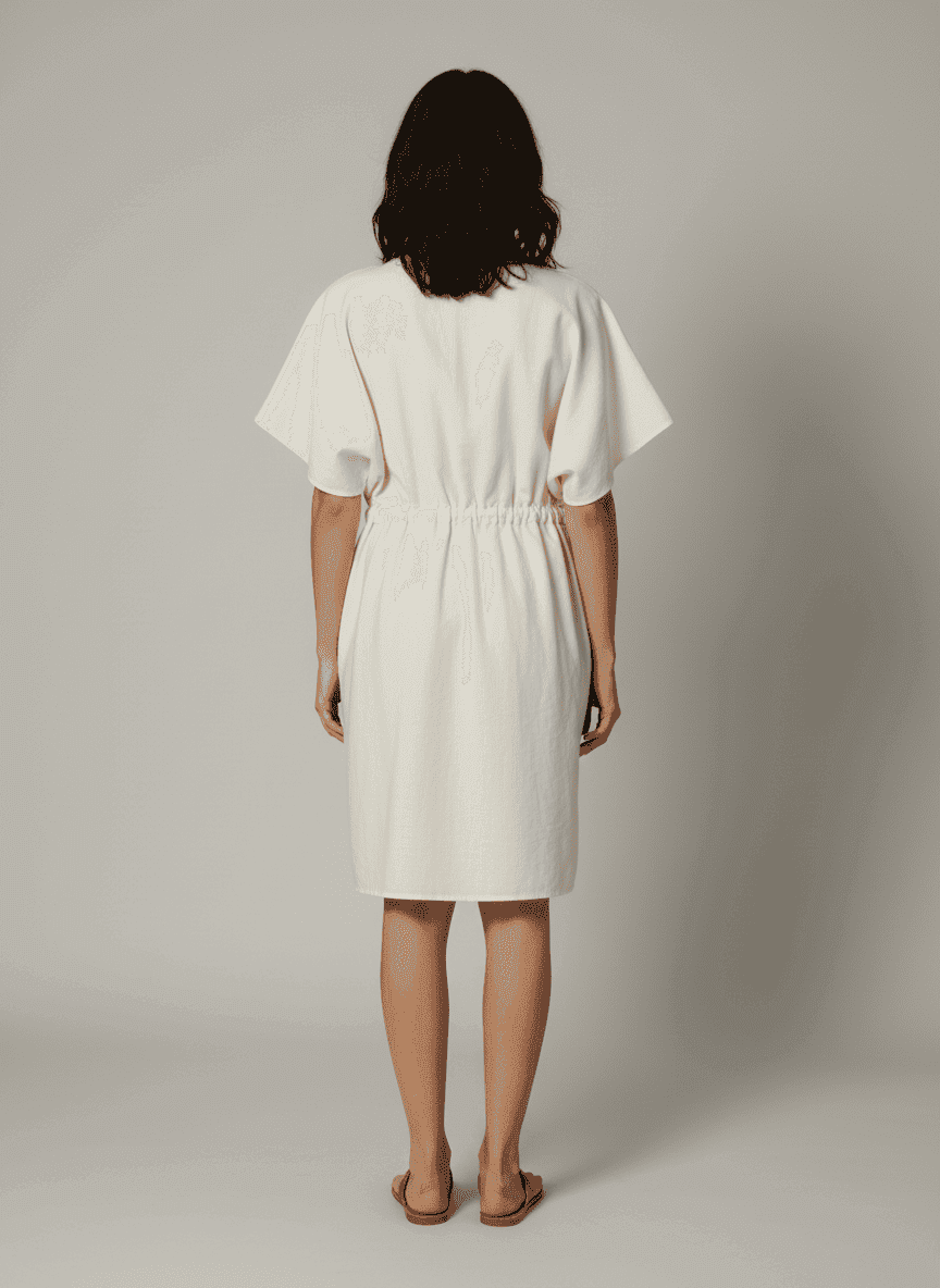 Kaftan Dress With Belt