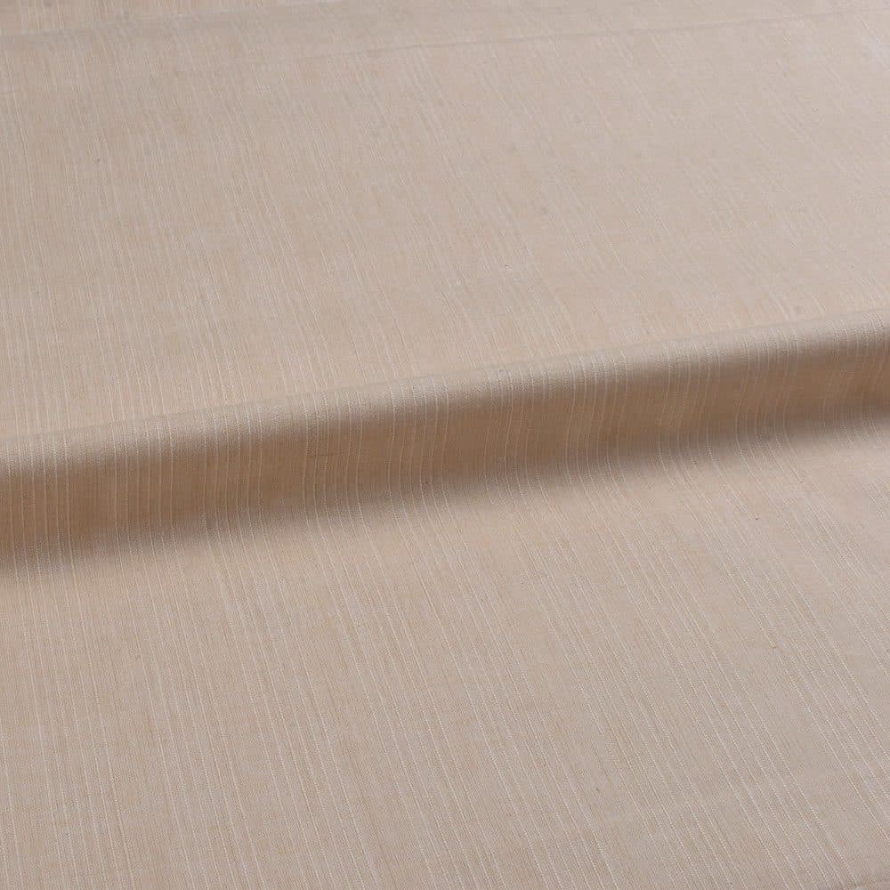 STRIPE LIGHT PEACH PURE COTTON 80 GSM HANDWOVEN FABRIC W29