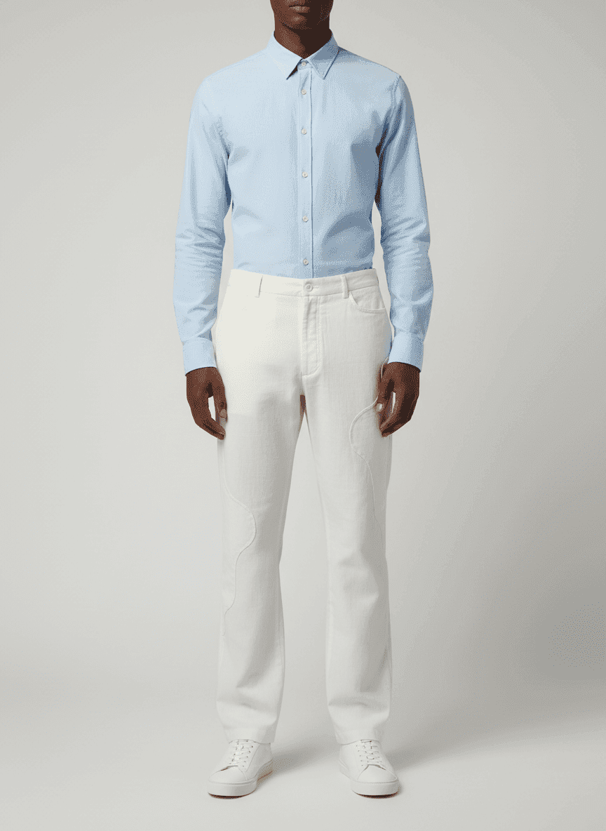 Formal Patchwork Pants