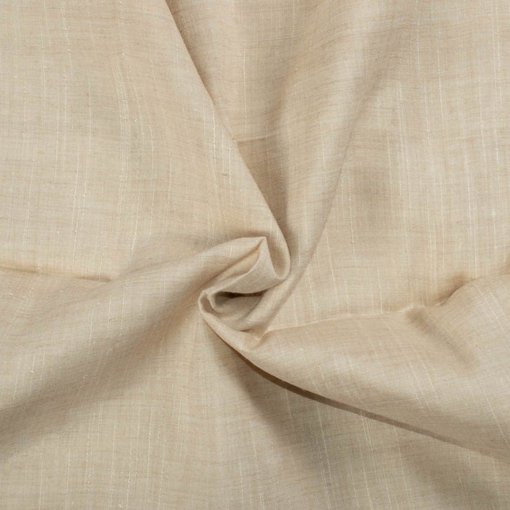 Slub Natural Matka & Tussar Silk Blend 94 GSM Handwoven Fabric