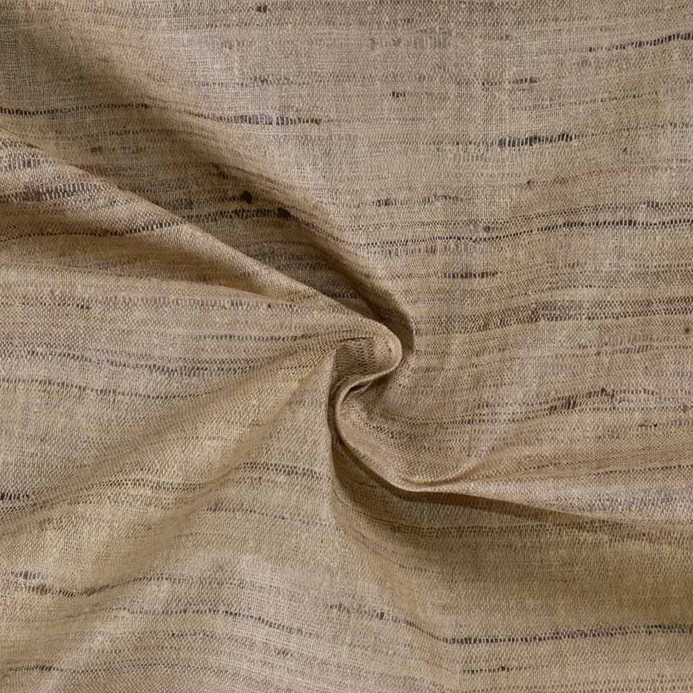 Plain Natural Ketya & Matka Silk 120 GSM Handwoven Fabric
