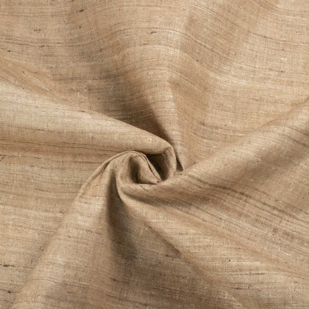 Plain Natural Pure Ketya Silk 150 GSM Handwoven Fabric