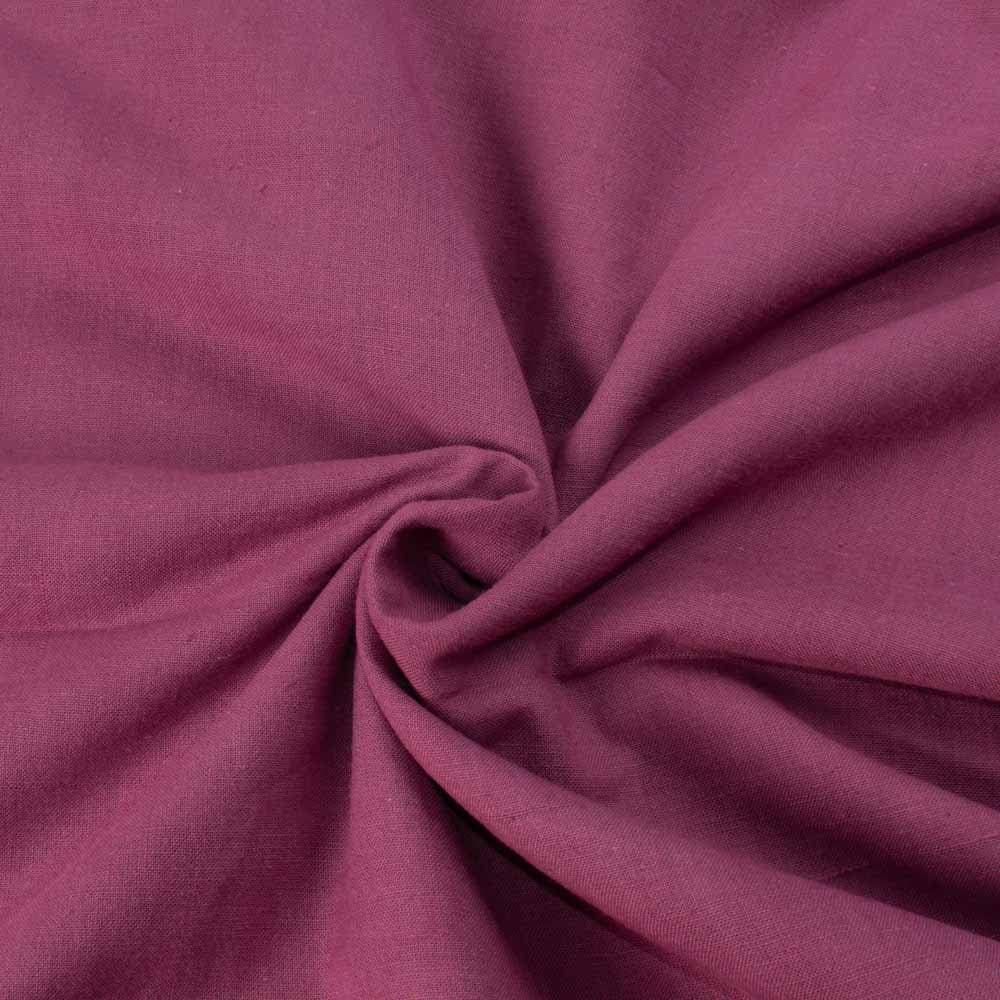 Plain Deep Pink Pure Khadi 142 GSM Handwoven Fabric