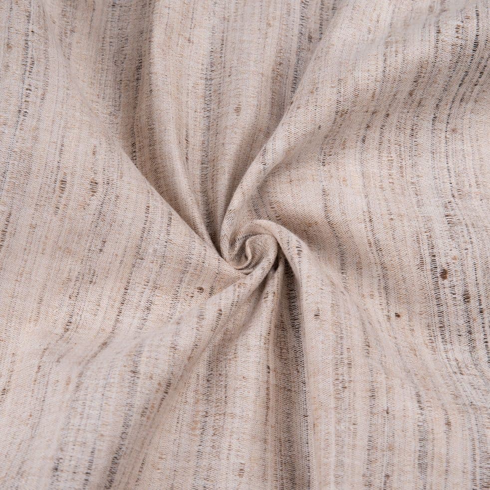 Plain Natural Ketya Silk Cotton Blend 105 GSM Handwoven Fabric