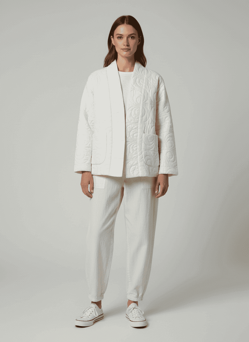Embroidery Quilted Jacket