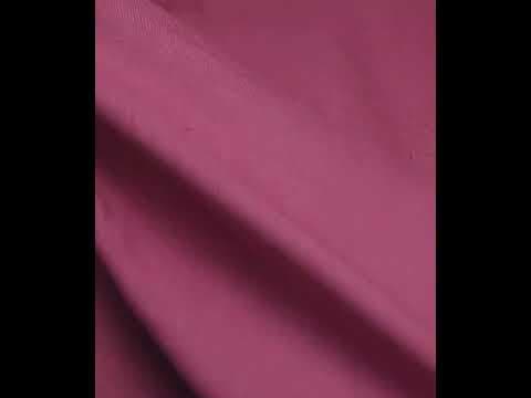 Solid Satin Twill Red Pure Cotton 102 GSM Handwoven Fabric — video