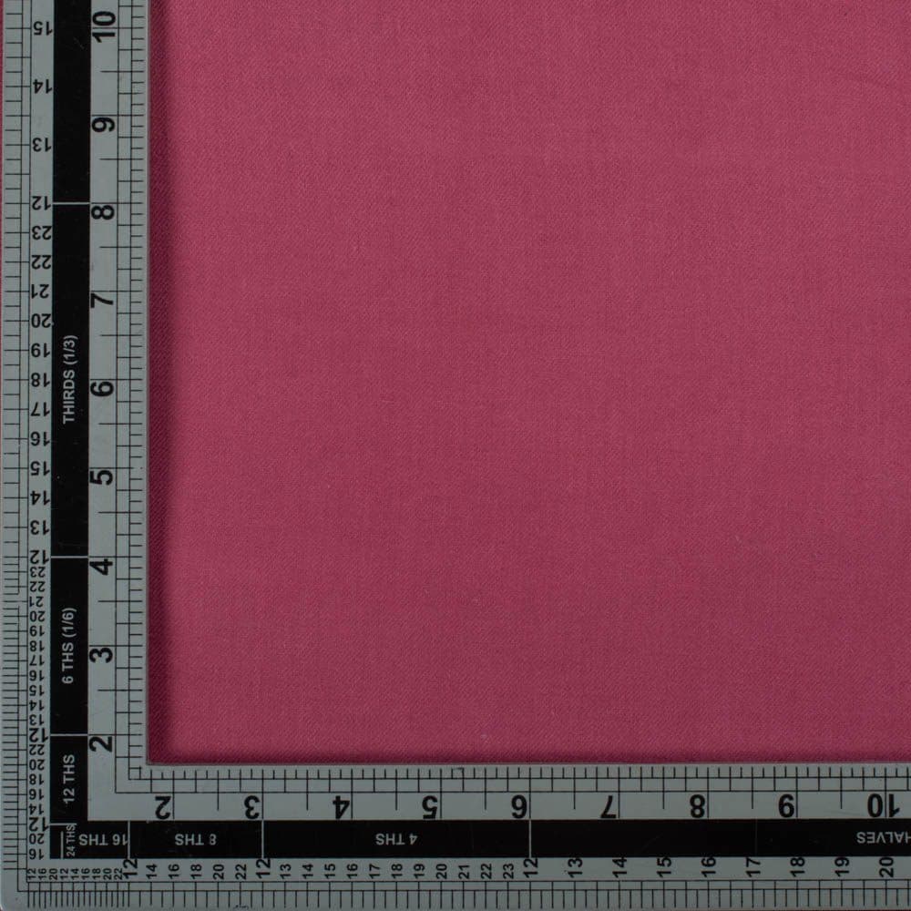 SOLID SATIN TWILL RED PURE COTTON 102 GSM HANDWOVEN FABRIC