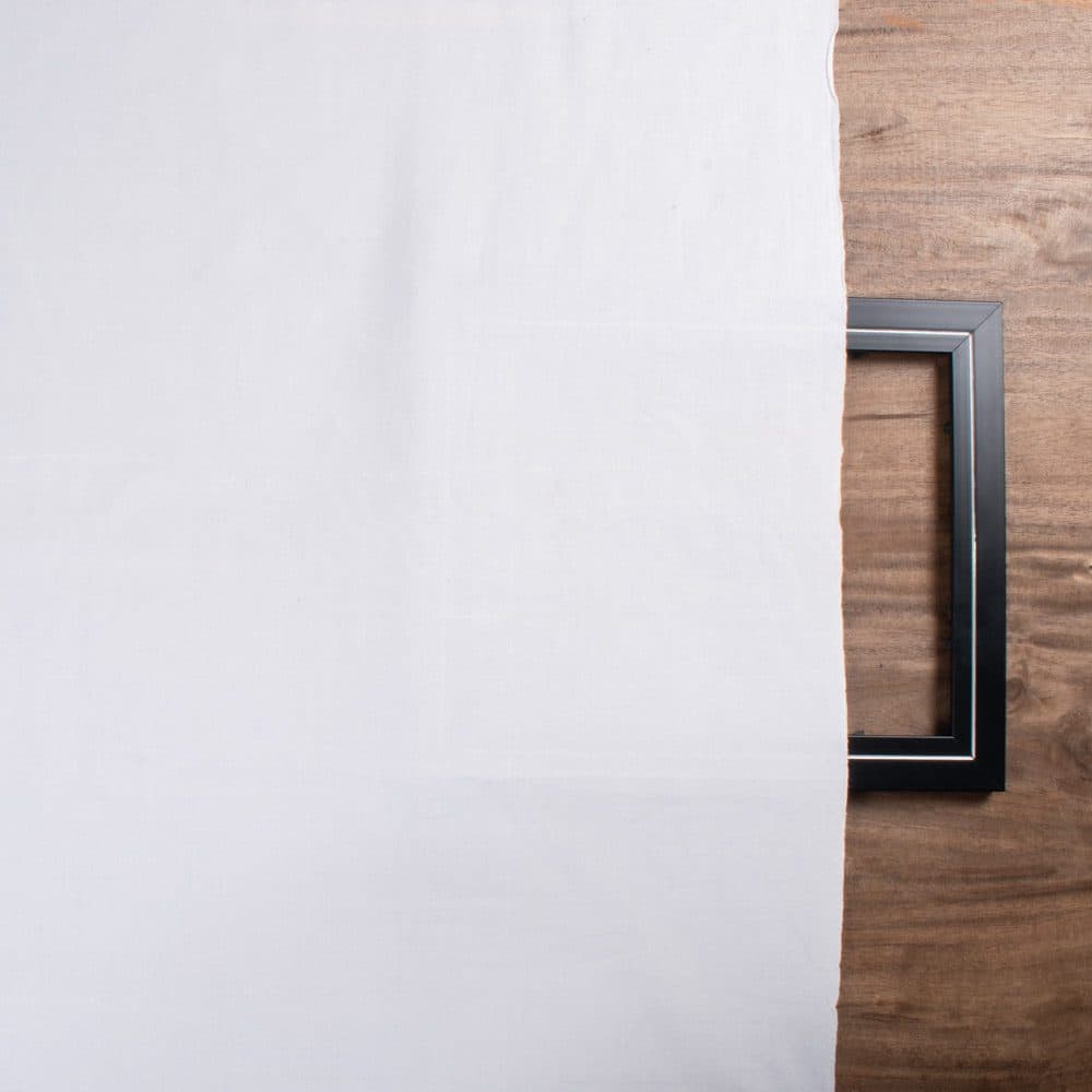 Plain White Khadi Cotton 190 GSM Fabric - Bleached and Dyeable