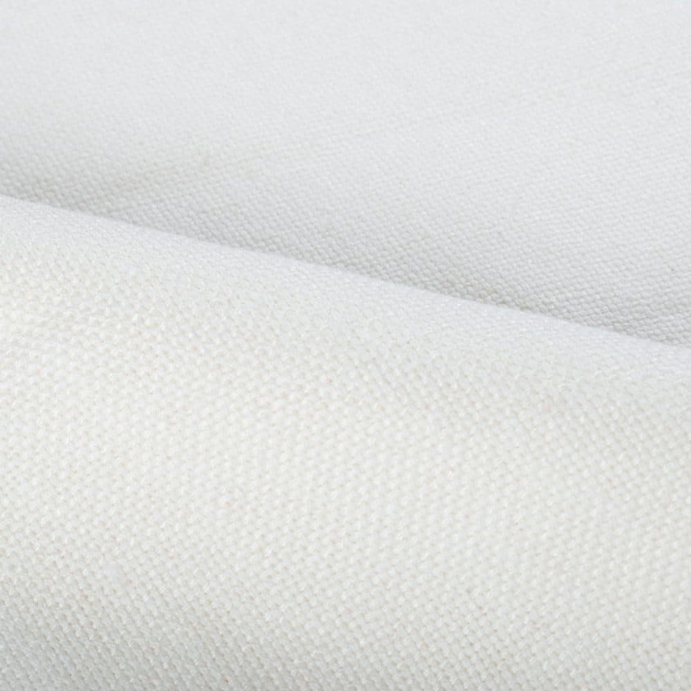 White Cotton and Linen 265 GSM Handwoven Coating Fabric 25