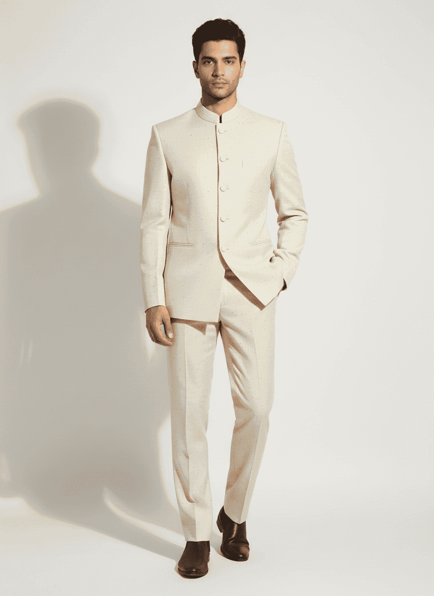 Men's Classic Bandhgala with Buttons