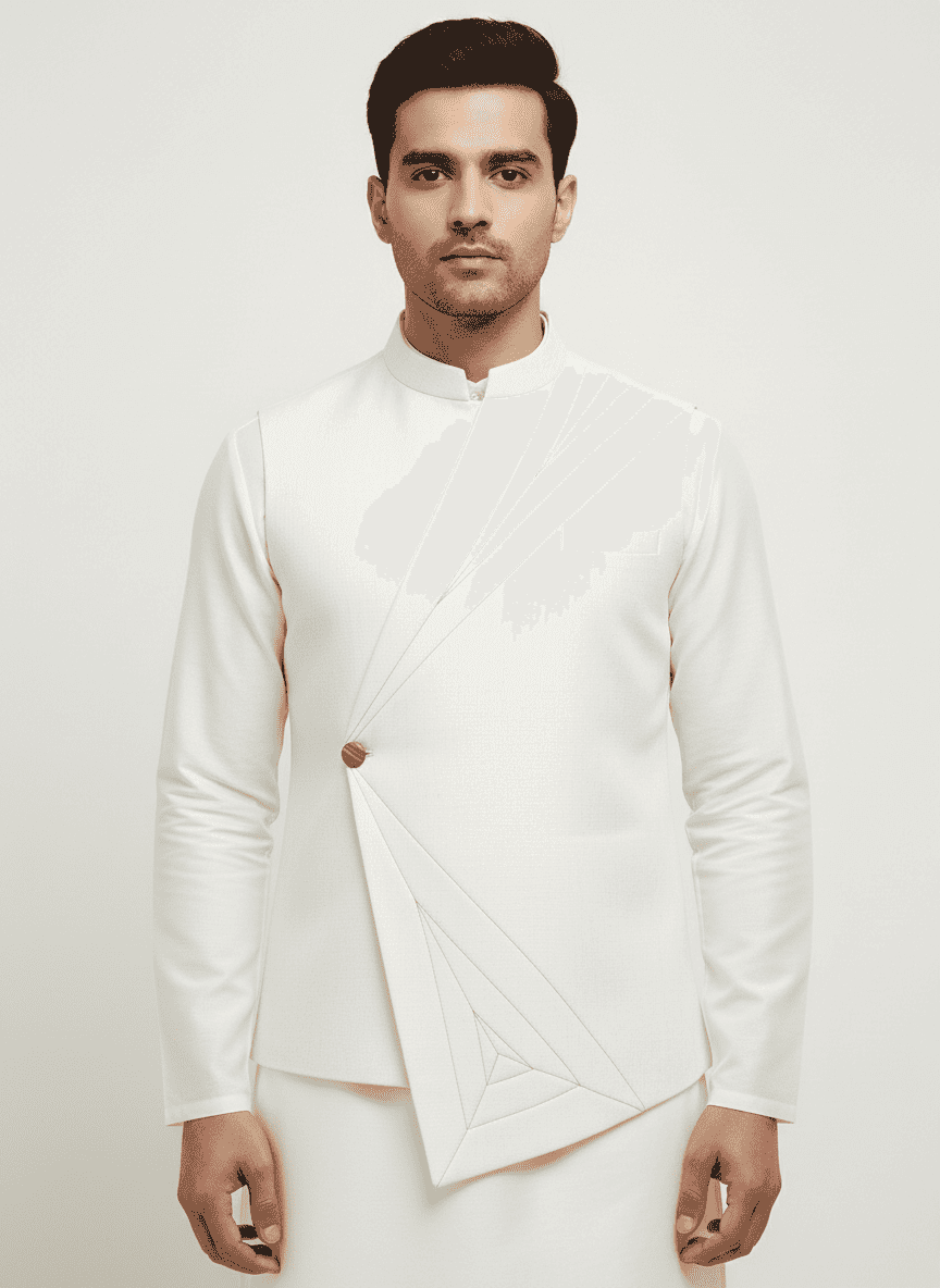 Asymmetric Geometric Stitched Bundi
