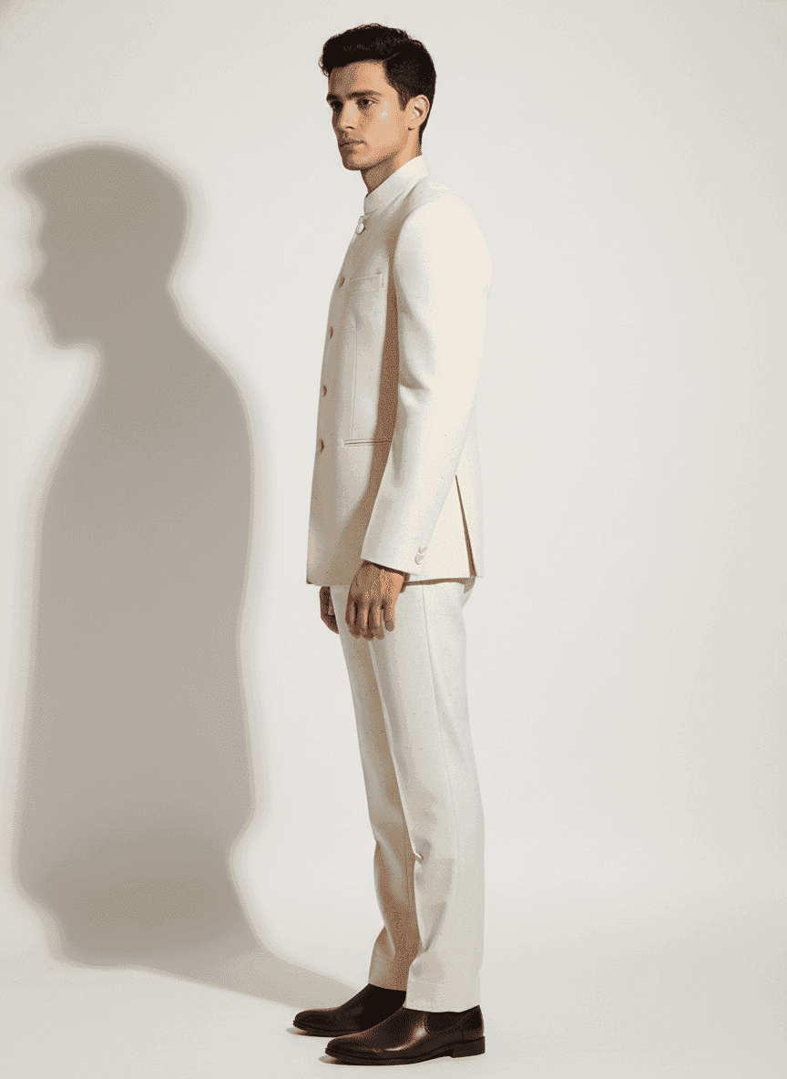 Men's Classic Bandhgala with Buttons