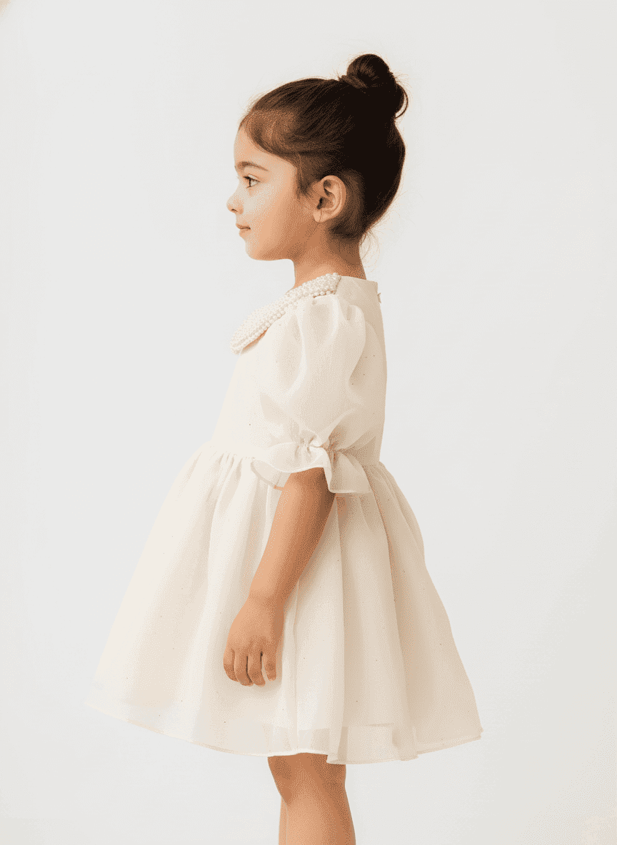 Gathered Cloud Dress