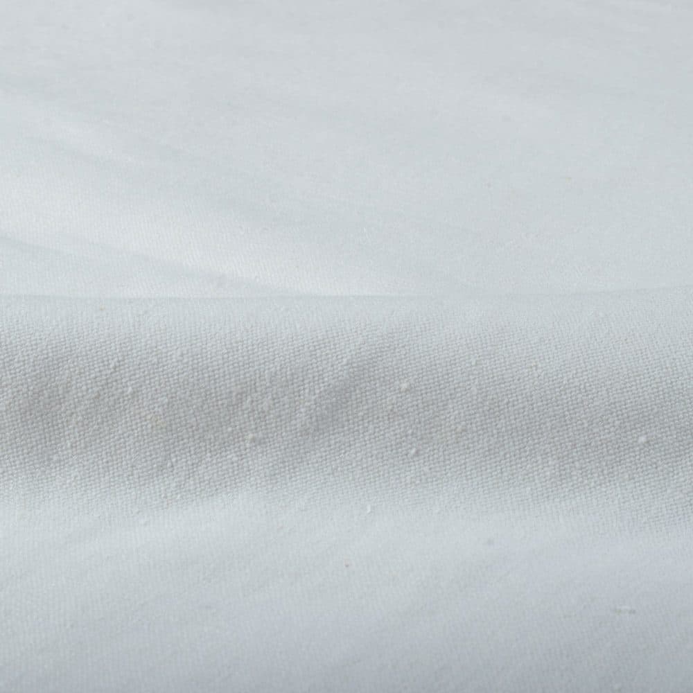 White Cotton & Linen 180 GSM Handwoven Coating Fabric 26