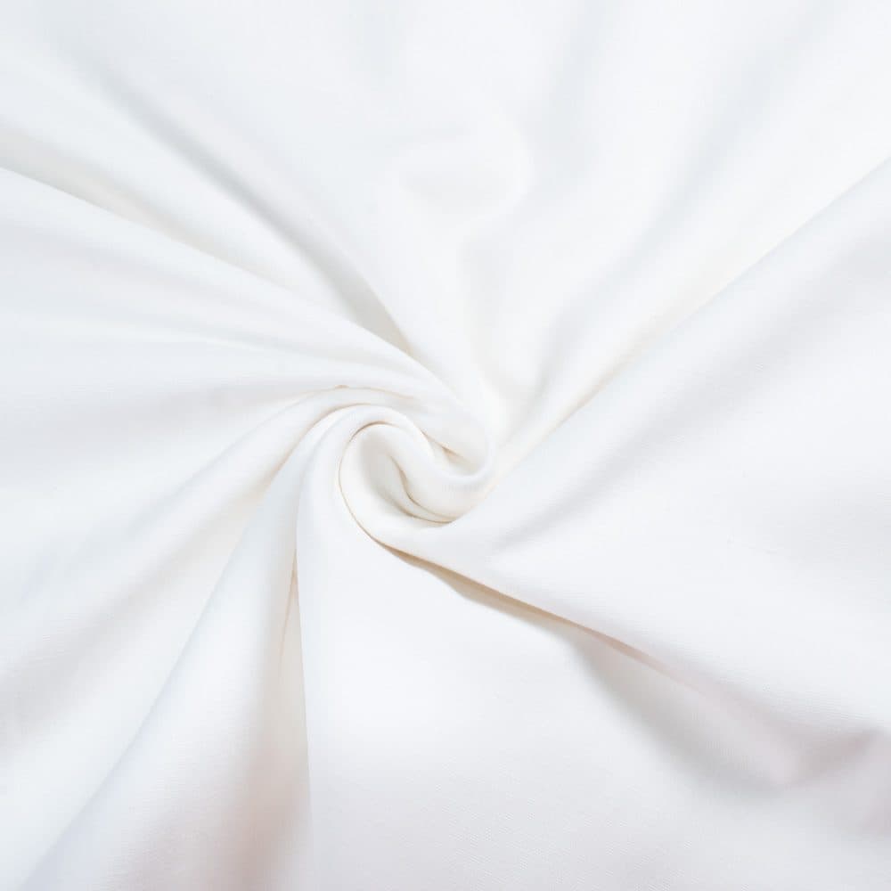 Plain White Khadi Cotton 190 GSM Fabric - Bleached and Dyeable
