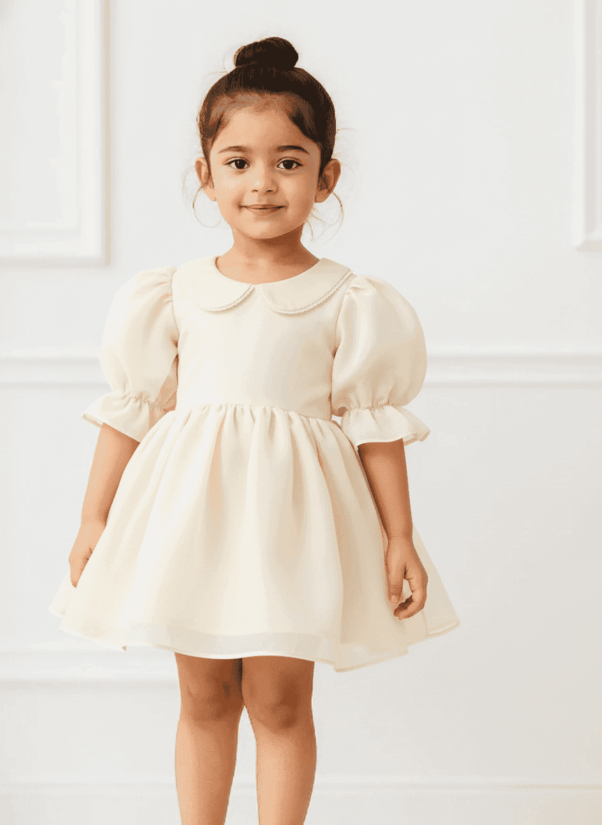 Gathered Cloud Dress